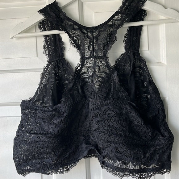 Torrid Unlined Lace Solid Racerback Black Bralette 2X - Picture 7 of 8